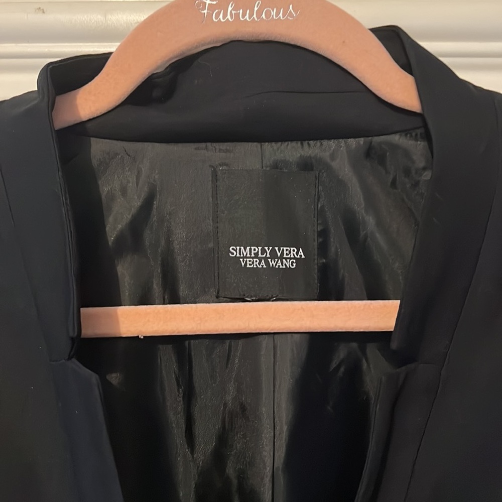 Simply Vera black star collar blazer - Picture 3 of 3